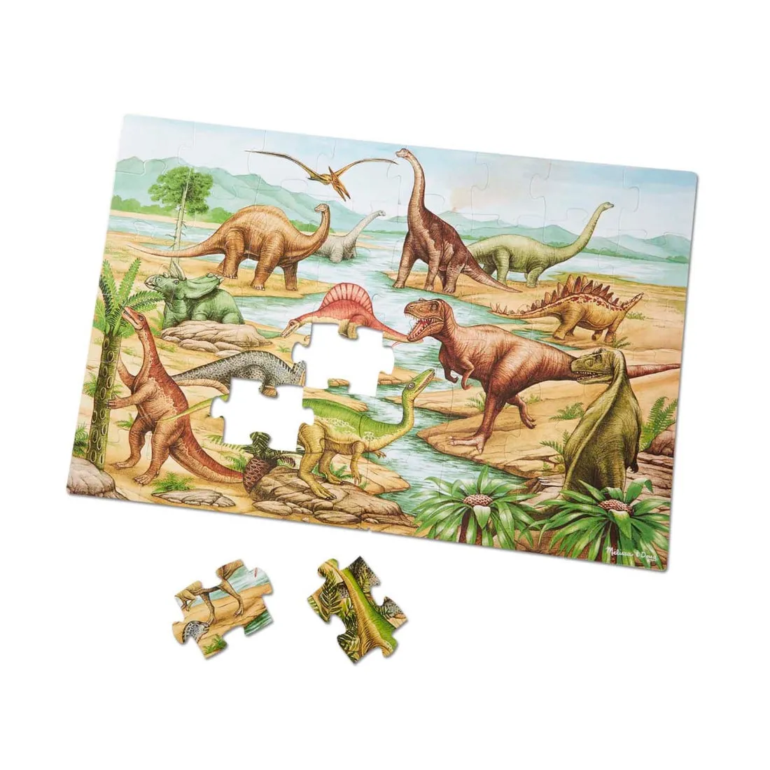 Melissa & Doug Dinosaur Floor Puzzle (48 Pieces)