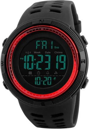 Men's Digital Sports LED Watch Large Face Military Casual Luminous Stopwatch Alarm validate amnesia revere Simple Army Watch Gosasa Watches 