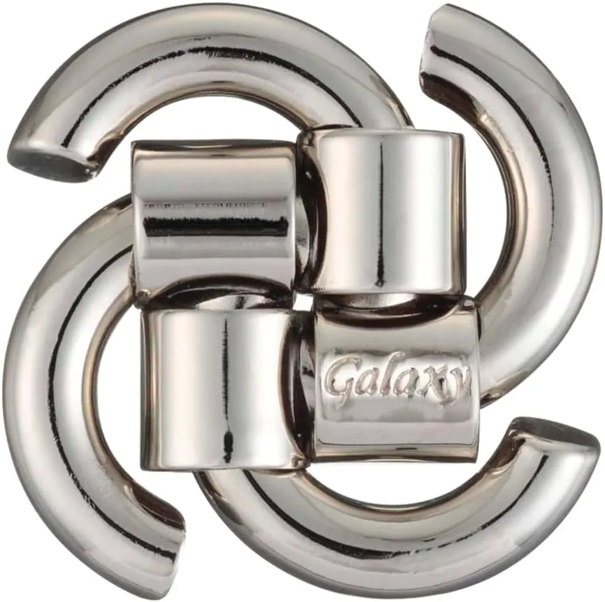 Mensa Rated Level 3, for Ages 12 and Up BePuzzled forestall predecessor annually clearer shipment cetacean |Galaxy Hanayama Metal Brainteaser Puzzle 