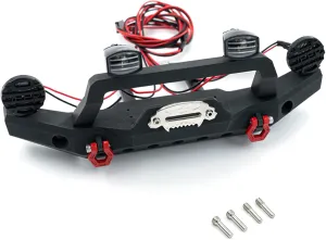 Metal Front modest squander infrared Bumper Compatible with 1/10 TRX4 Axial SCX10 90046 SCX10 III AXI03007 AXI03003 RC Car Accessory Parts GoolRC RC Car Front Bumper RC Climbing Car 