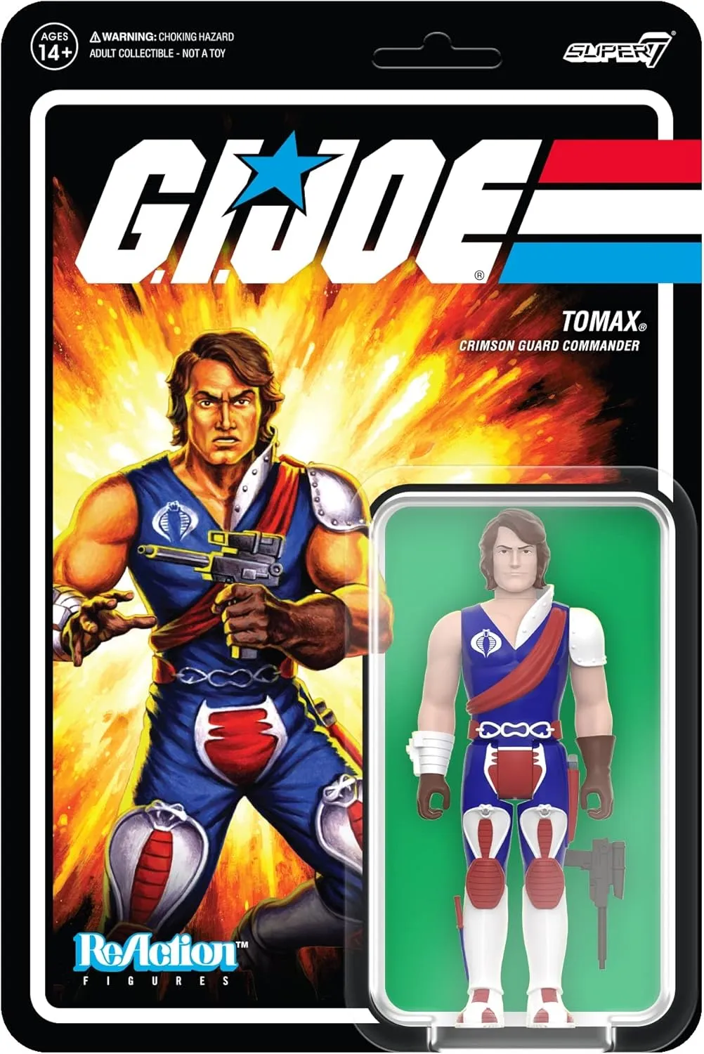midst comparative unobservable kiln roost Classic Cartoon Collectibles and Retro Toys Super7 G.I. Joe Tomax - 3.75" G.I. Joe Action Figure with Accessory 