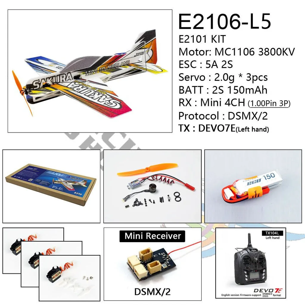 Mini RC Airplane 3D Aerobatic Flying Aircraft EPP/PP Foam Glider Toy Planes Wingspan 451mm DIY Model Aeroplane Unassembled KIT