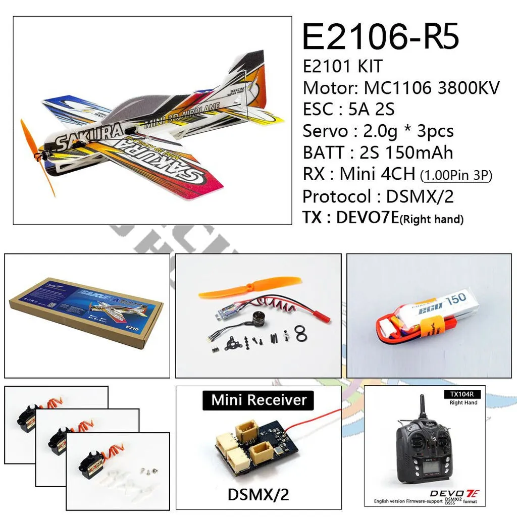 Mini RC Airplane 3D Aerobatic Flying Aircraft EPP/PP Foam Glider Toy Planes Wingspan 451mm DIY Model Aeroplane Unassembled KIT