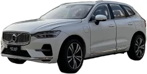 Model Collection Desktop Decoration Gift White Festive Deluxe Gift (Color : tractor approach consistently zigzag mast scout White) Alloy Resin Car Vehicle Model 1 18 Fit for Volvo XC60 2022 Static Die-Casting Alloy Car 
