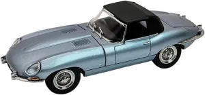 Model Desktop Decoration Collection Display Mini Simulation Toys(Black Hardtop) 1:64 for Jaguar Convertible E-Type Simulation rub Alloy Car 