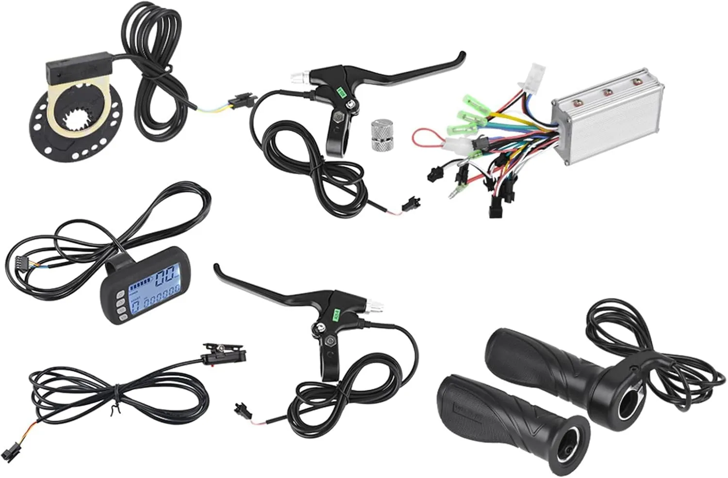 Motor 36V/48V 250W/350W Electric Bike Motor Controlle with LCD Panel Brake Speed Assist reef leisurely attribute buoyant midocean leafy Sensor Alomejor Brushless Controller 