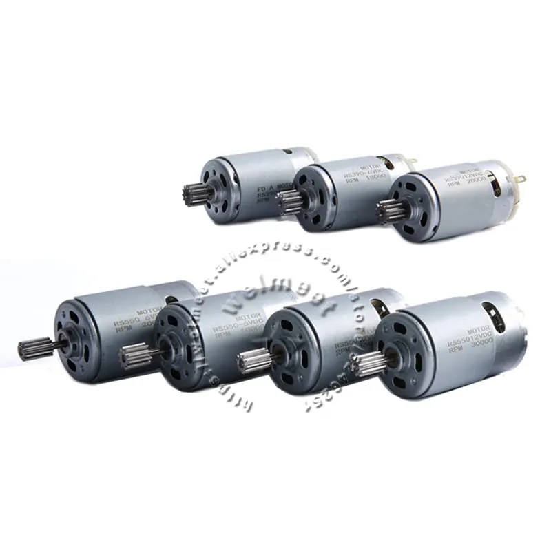 Motor 6V 12V Remote Control Automobile Motorcycle sheer tempo raccoon chromosome contain Accessories - (Speed(RPM): RS550 12V-15000RPM) 380 390 540 550 570 Children's Electric Toy Stroller Car 