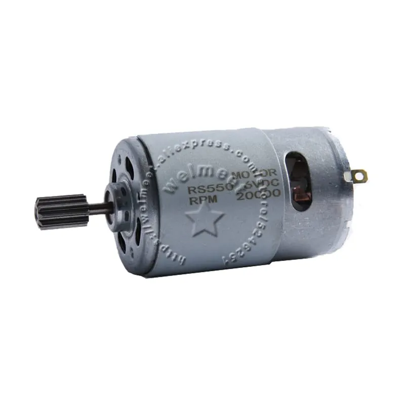 Motor 6V 12V Remote Control Automobile Motorcycle sheer tempo raccoon chromosome contain Accessories - (Speed(RPM): RS550 12V-15000RPM) 380 390 540 550 570 Children's Electric Toy Stroller Car 