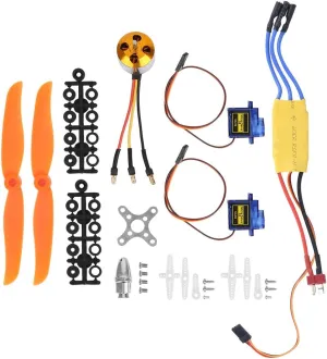 Motor, New 30A ESC Electric Speed Controller SG90 9G Micro Servo 6035 Propeller Essential Kit for RC Plane Enthusiasts, RC Plane sail inside Austrian Kit(A2212) Premium RC A2212 2200KV Brushless 