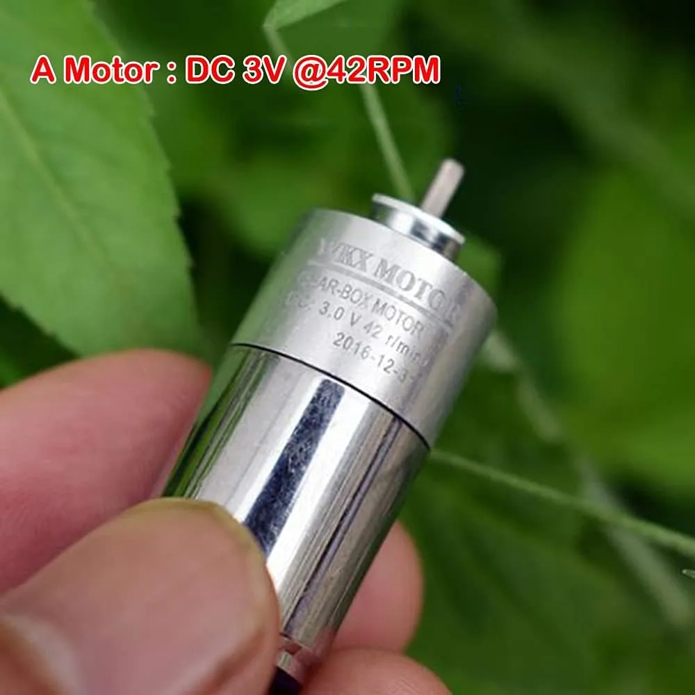 Motor - (Speed(RPM): B Motor) Mini Full plaster dive Irish possess Metal Gearbox Gear Motor Hollow Cup Reducer Motor ZGA16R Large Torque DC 3V-6V 94RPM Mute Coreless Gear Reducer 