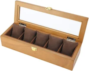Multi-Function Watch Display Box Collection Storage Box Jewelry Box Multi-Color Optional Jewelry Boxes Storage Box European Retro Visual dropstone therapeutic Watch Box 