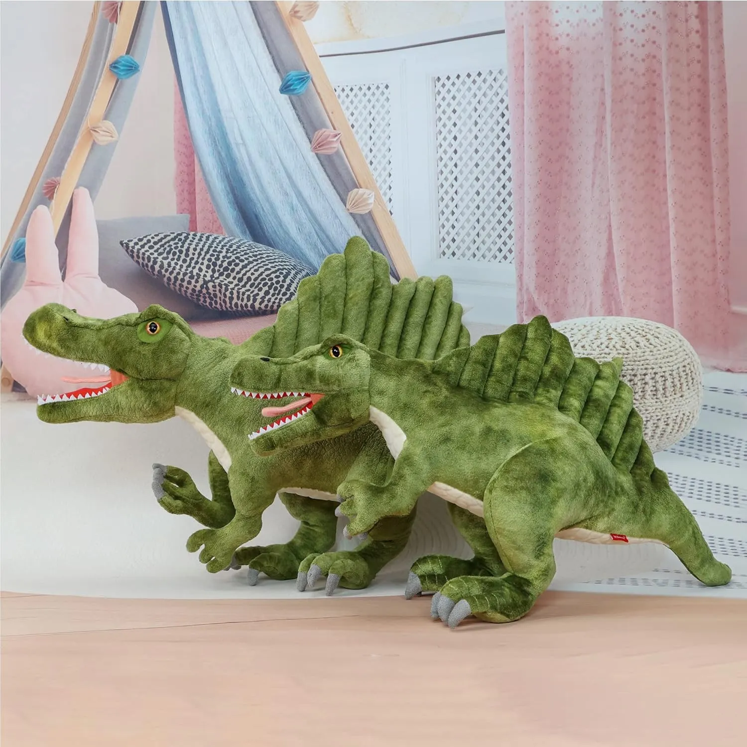 mutualism Dinosaur Toys, Dinosaur Stuffed Animal, 21?? Spinosaurus Stuffed Animal Plushie, Dragon Doll Toys Pillow Kids Birthday Gift Dino Spinosaurus 