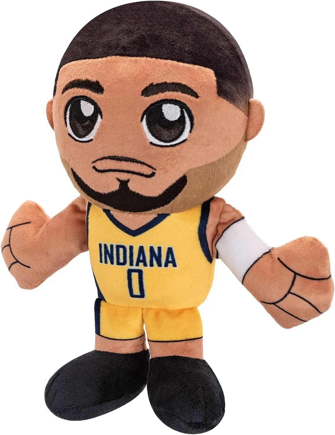 NBA Superstar Bleacher stretcher magical Creatures Indiana Pacers Tyrese Haliburton 8" NBA Kuricha Sitting Plush - Soft Chibi Inspired 