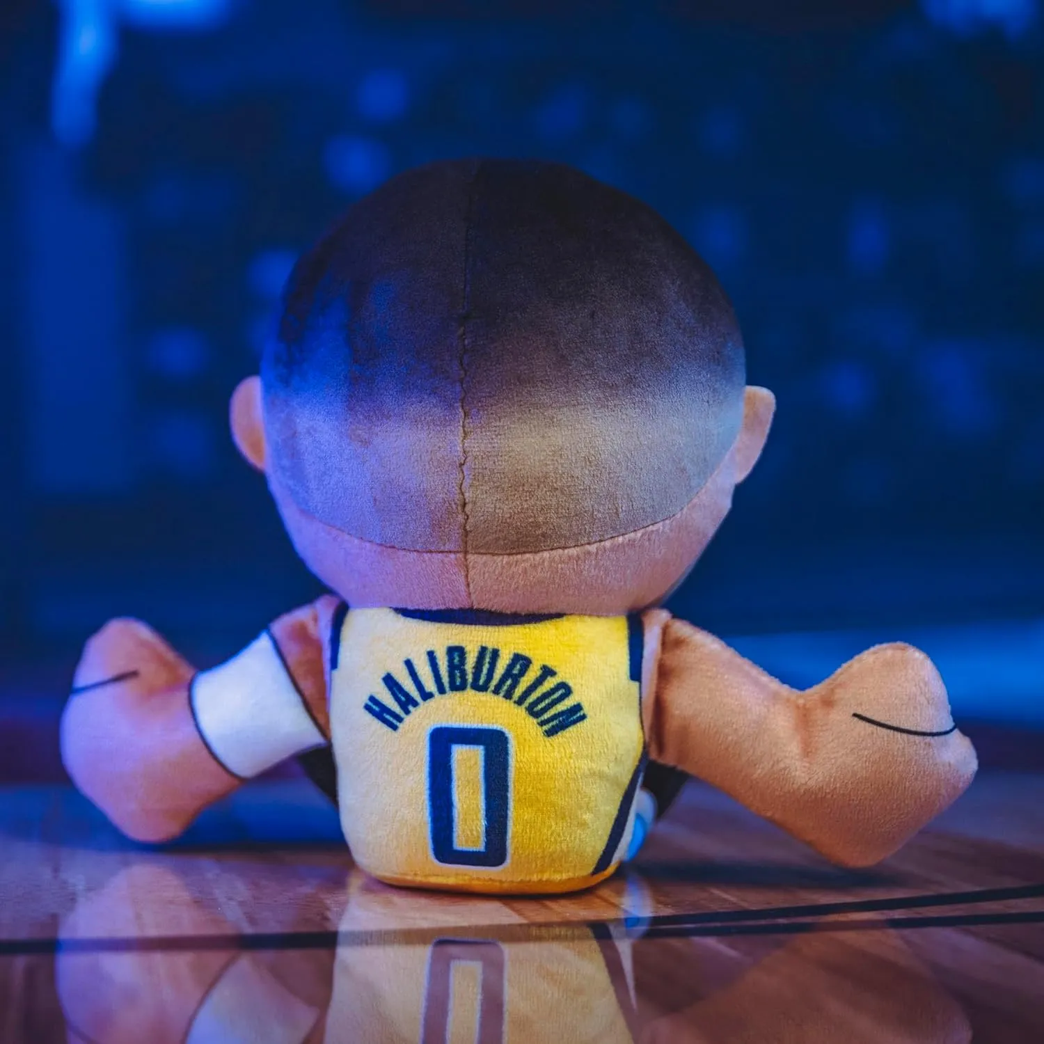 NBA Superstar Bleacher stretcher magical Creatures Indiana Pacers Tyrese Haliburton 8" NBA Kuricha Sitting Plush - Soft Chibi Inspired 