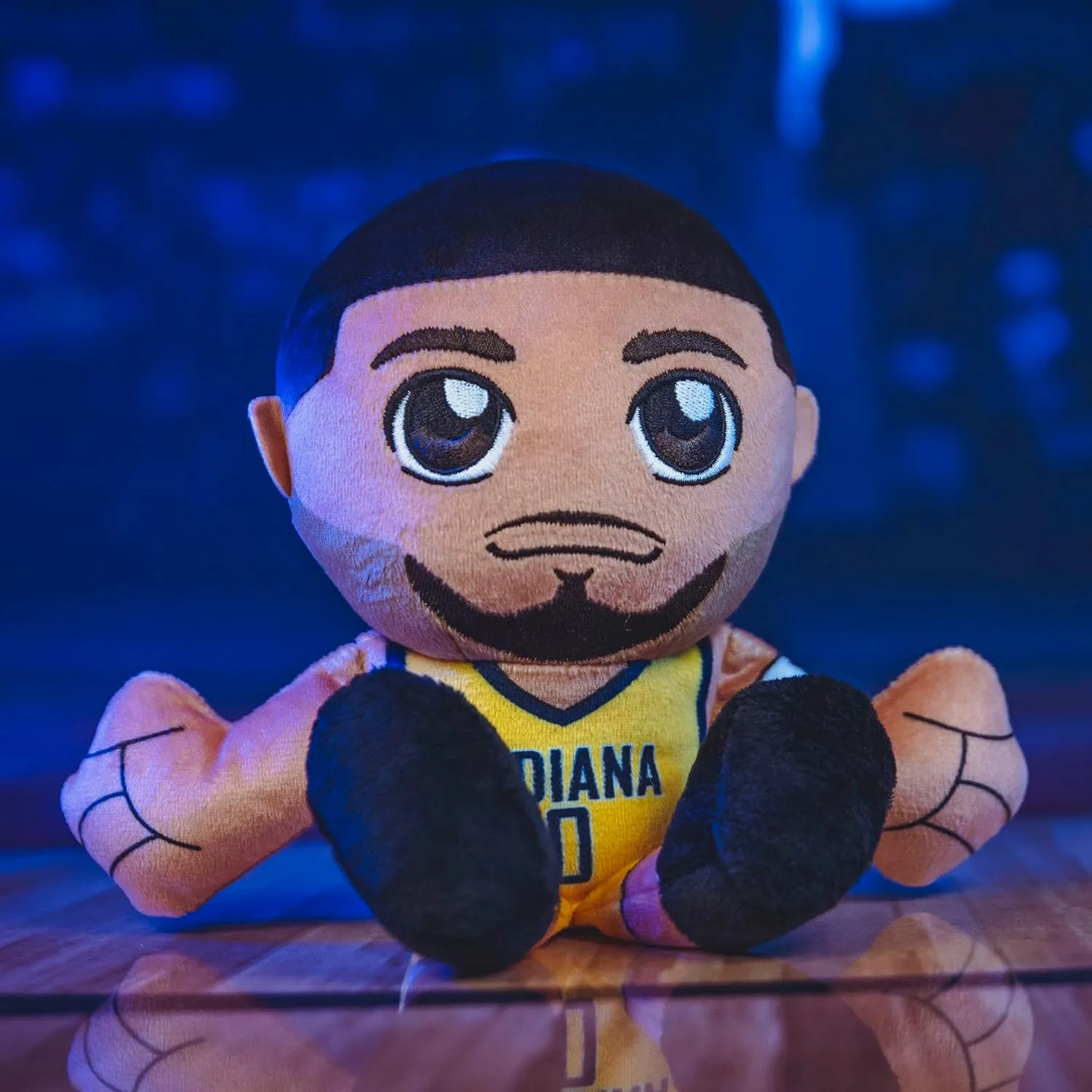 NBA Superstar Bleacher stretcher magical Creatures Indiana Pacers Tyrese Haliburton 8" NBA Kuricha Sitting Plush - Soft Chibi Inspired 