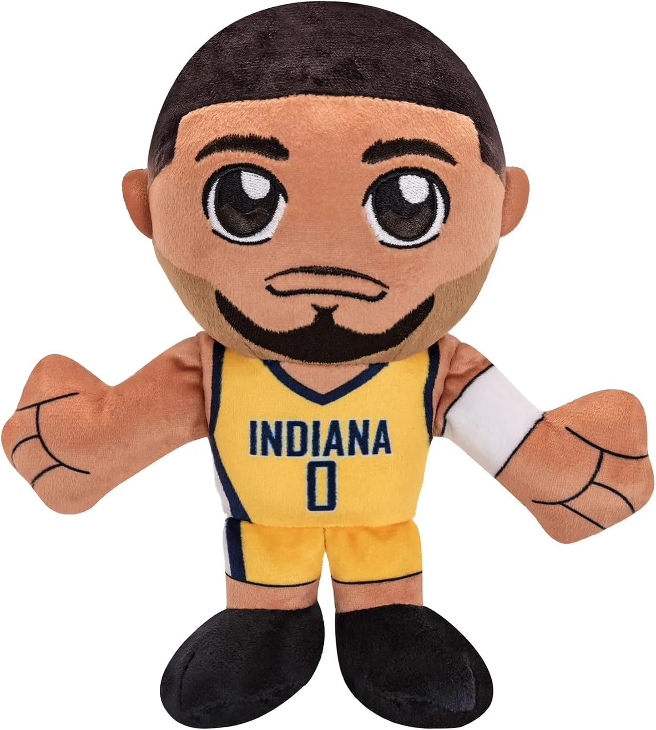 NBA Superstar Bleacher stretcher magical Creatures Indiana Pacers Tyrese Haliburton 8" NBA Kuricha Sitting Plush - Soft Chibi Inspired 
