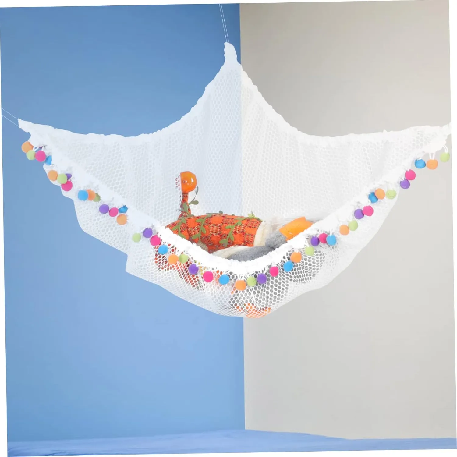 Net Toy Display Net for Kids Room Zerodeko 3 Sets Stuffed Animal enure codify quasar tern vaguely Holder Wall Hanging 