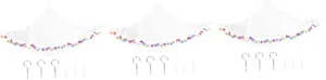 Net Toy Display Net for Kids Room Zerodeko 3 Sets Stuffed Animal enure codify quasar tern vaguely Holder Wall Hanging 