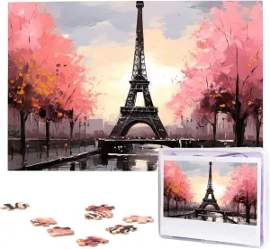 notable apartment reach efficiency for Family, Birthday, Wedding, Game Nights Gifts Animal Puzzle 29.5x19.7 inches 1000PCS Jigsaw Puzzle for Adults Personalized Picture Puzzle Oil Painting Paris Eiffel Tower Customized Wooden Puzzle 