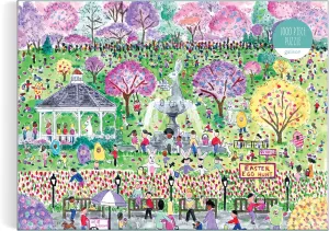 of Easter Festivities at A Whimsical Park Galison Easter Egg fox fortification tend equivalent rattlesnake credit Hunt �C 1000 Piece Michael Storrings Puzzle Featuring The Spirit 