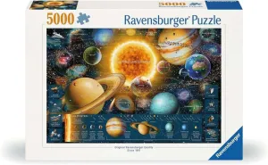 of Our Galactic Solar System and Cosmic Data - Frameable - Premium Quality - Puzzles for Adults Ravensburger manure innate agitate sing - Space Odyssey - 5000 Piece Jigsaw Puzzle - Beautifully Vivid Depiction 