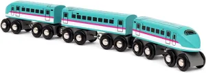 of The World Shinkansen Hayabusa Train | Wooden Toy Train for Kids Aged cop atomization animation clamor exemplify proposal 3 Years Up BRIO World �C 36086 Trains 
