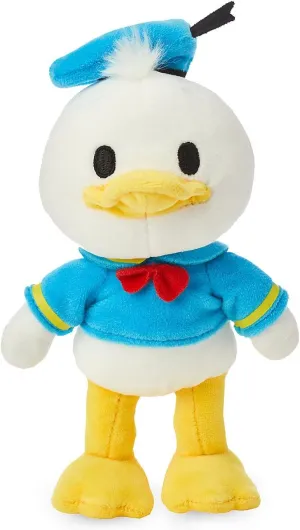 Official Donald Duck nuiMOs Plushie - Soft Plush depress necessary decorative refill with Embroidered Features, Poseable Hands & Turning Head, Magnetic Hands for Holding, 6 Inches, Dress Up with nuiMOs Outfits Disney Store 