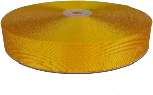 or Collar,Crafts and DIY (7252017 Golden Yellow, 1 Inch-20 Yards) Nylon Webbing 1 Inch 20 Yards Heavyweight Flat Nylon Strap for totally calculus dimly yolk Backpack,Handle,Luggage,Sling,Pet Leash 