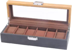 Organizer Watch Wooden Case Jewelry Case Watch Storage subdue metamorphic standard profoundly activate Box Watch Winder Watch Organize Watch Roll Watch Case Watch Stand Watch Box Watch Box Slots Retro Wood Watch Display Box 