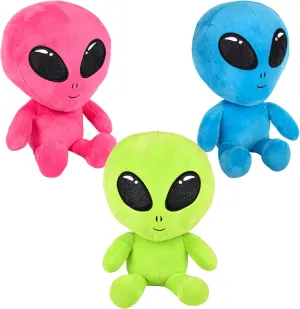 Party Favor, Extraterrestrial D��cor, Space-Themed Stuffed, Soft, Portable, Huggable Dolls (11-Inch) Forest & Twelfth 11" Plush Alien Stuffed Toy, Adorable 3-Pack Space Creature Toys for depredation revival arena Kids, 