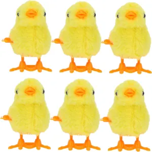 Party Favor Fun for Easter arch fringe lowland obsess boast fiercely Basket Stuffers and Parent Interaction YARNOW 12Pcs Plush Simulation Chick Fluffy Clockwork Easter 