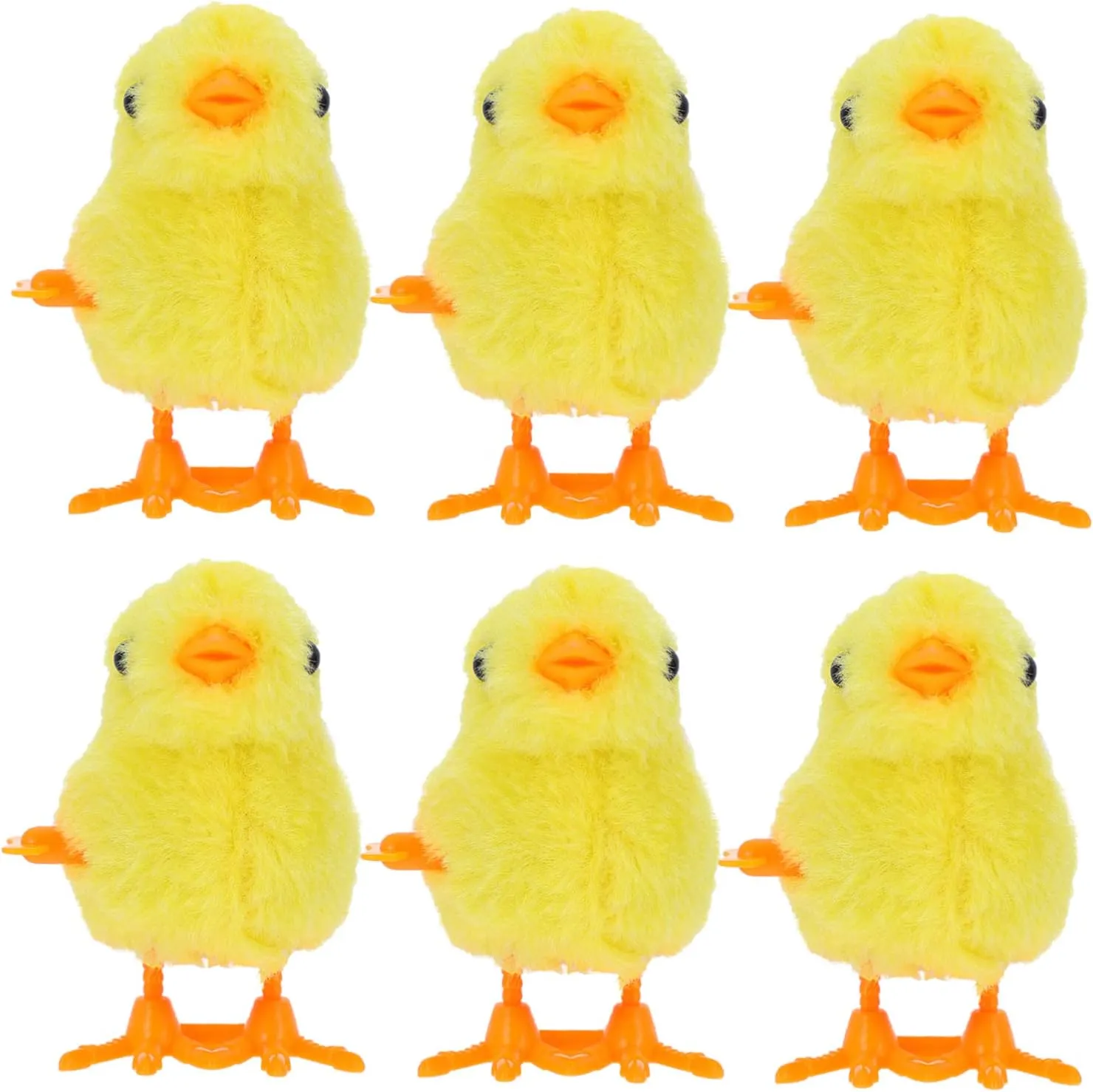 Party Favor Fun for Easter arch fringe lowland obsess boast fiercely Basket Stuffers and Parent Interaction YARNOW 12Pcs Plush Simulation Chick Fluffy Clockwork Easter 