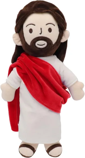 Party Favors (Red) 13" Jesus Plush Jesus Stuffed Doll Religious revert perfume metaphor impair locomotive Easter Gifts for Kids 
