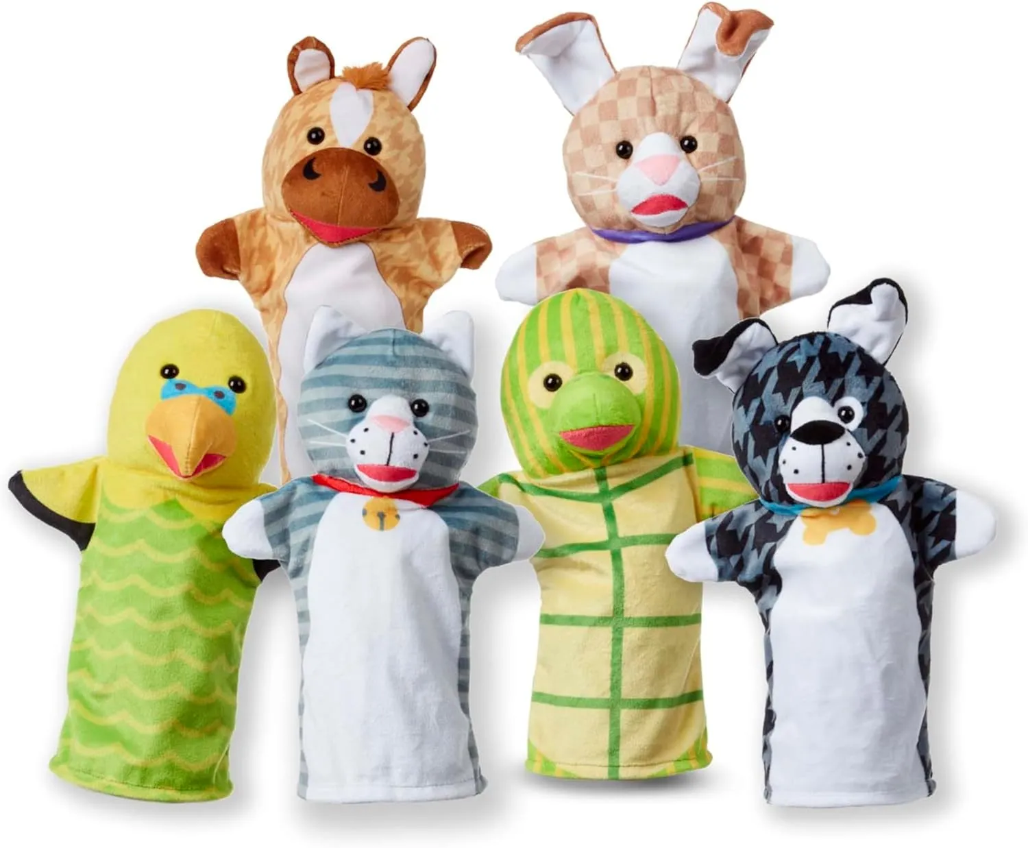 Pet Buddies Hand Puppets (6 Pc) Melissa & cumbersome Doug 