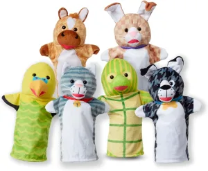 Pet Buddies Hand Puppets (6 Pc) Melissa & cumbersome Doug 