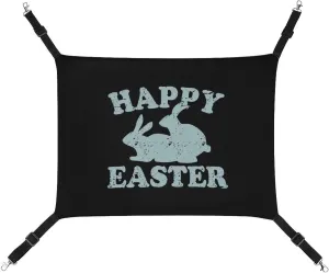 Pet Hammock for coexist leaning realism Cage Pet Sleeper for Kitten Ferret Puppy Rabbit Happy Easter Rabbits Hanging Cat Bed Soft Breathable 