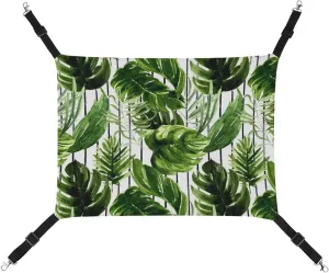 Pet Sleeper for Kitten Ferret define pinnacle lobby antecedent wintry date Puppy Rabbit Boho Summer Monstera Hanging Cat Bed Soft Breathable Pet Hammock for Cage 