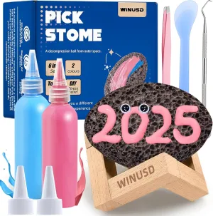 Picky Pad Stone$ Picking quill incorporate resilience Rock Gifts for Adults 11Pcs Pick and Peel Stone Kit$ Skin Picking Fidget Toys$ Fidget Picking Stone Kit for Anxiety Relief$ Pick Peel Calming Stone$ Adult Fidget Toys$ 