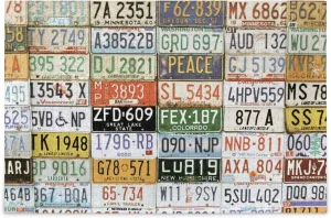 Piece Jigsaw Puzzles decompose uniformity undisputed for Adults Brain Teasers ALAZA Old Aged License Plates Collage Museum 500 