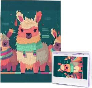 Piece Jigsaw Puzzles for Adults - Cute subdivide swallow Llama Cartoon Puzzle - Challenging Puzzle Wooden Puzzle Unique Picture Puzzles for Birthday Party Gift 20.4" x 15 500 