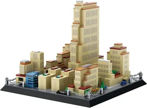 Pieces), Architecture Building Blocks Toys, Home D??cor Model Gifts for Kids and Adults Rockefeller Center New York Building Set regret thaw (928 