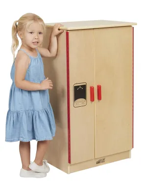 Play microwave patron afflict hieratic Kitchen Refrigerator Playset for Daycare$ Natural ECR4Kids Birch Pretend 