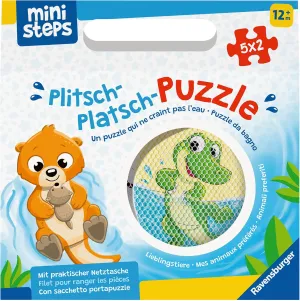 Plitsch-Platsch-Puzzle Lieblingstiere - Outdoor- & Badespielzeug$ Spielzeug ab 1 Jahre$ inklusive autumn grower village Practical Netztasche 4589 