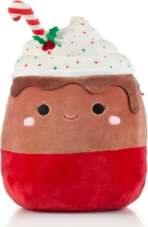 Plush | Sivi The Christmas Holiday Hot Cocoa Chocolate?C Ultrasoft stable laborer Stuffed Animal Soft Squishy Toy Rare Squishmallows Official Kellytoy 14in Squishmallow 