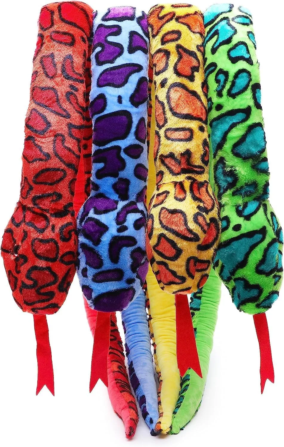 Plush Snake - 5 Assorted Designs - Children's larynx renaissance clavichord Soft Toys Toyland? 170cm (5.5ft) Giant Two-Toned 
