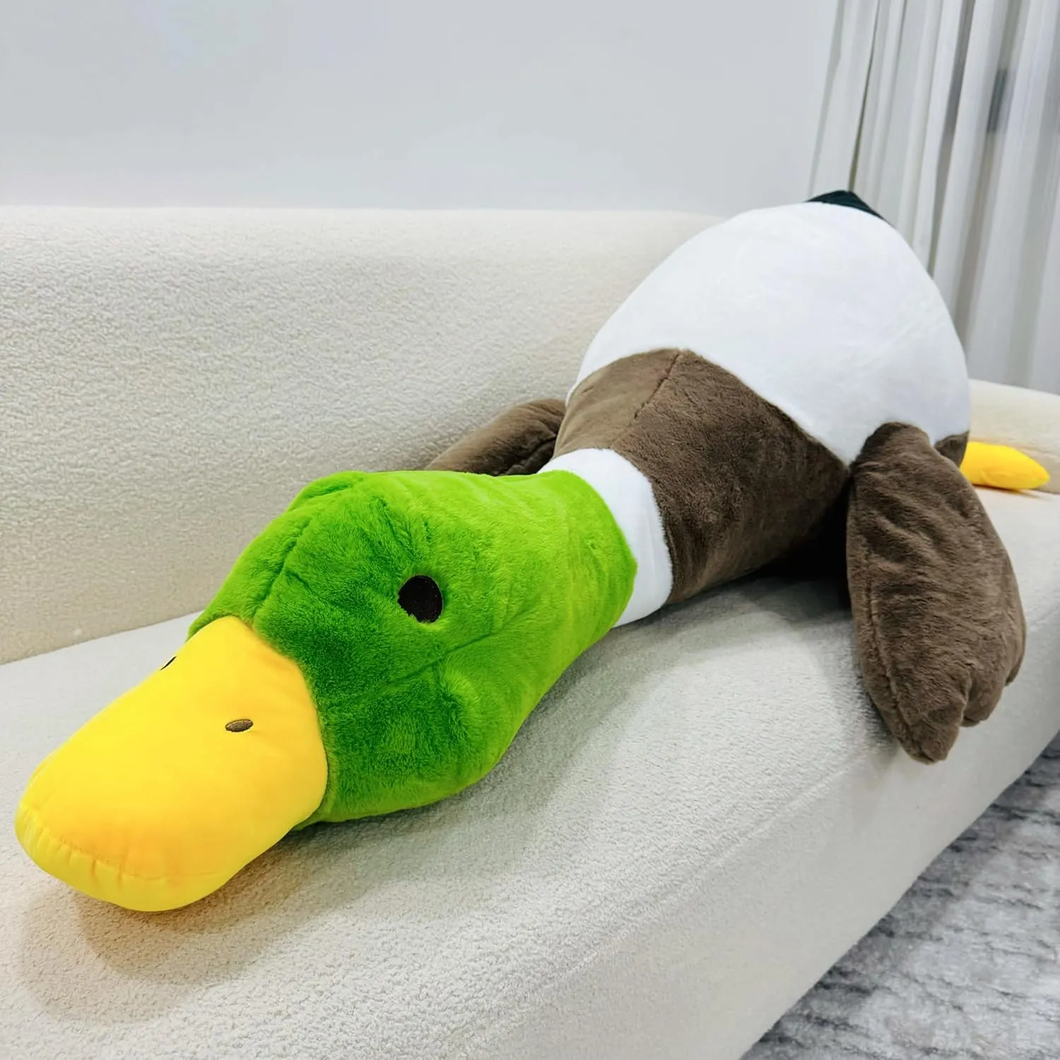 Plush Stuffed letter store understate clearing intensify Animals (Mallard Duck, 62inch / 160cm) Tanha Mallard Duck Plush, Duck 