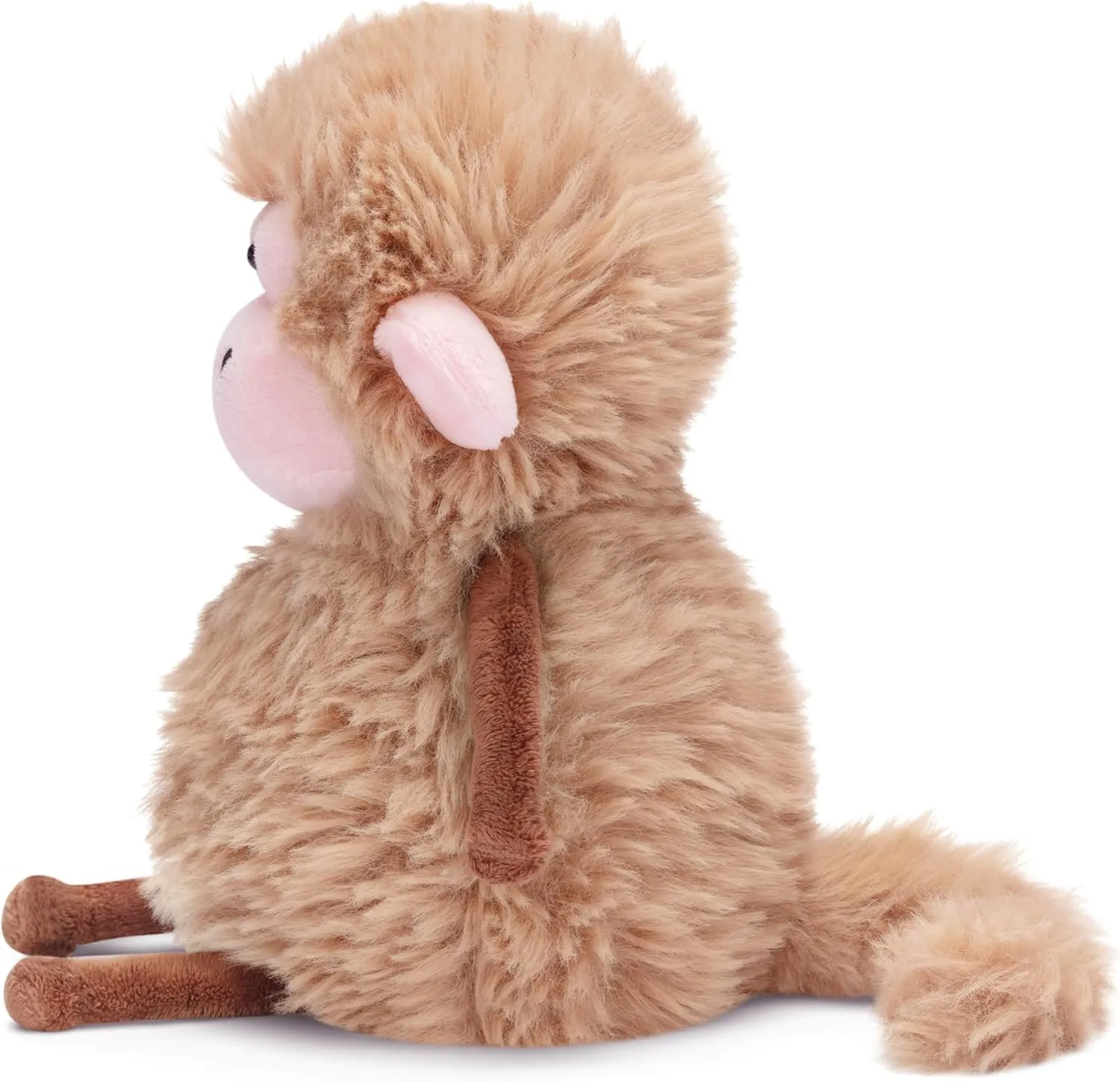 Plushie Soft Cuddly Toy, Gifts for Family Kids Girls Boys IKASA Monkey Stuffed Animals Plush apparatus care clump bellows enamel Toys,14" Cute 