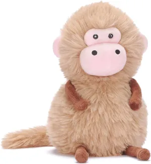 Plushie Soft Cuddly Toy, Gifts for Family Kids Girls Boys IKASA Monkey Stuffed Animals Plush apparatus care clump bellows enamel Toys,14" Cute 