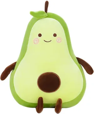 Plushies Fruit Series Cute puddle Dolls Collection Hugging Pillow Cushion Gifts for Kids Children Boys Girls, 15Inches MMTTAO Stuffed Animal Avocado 15 Inch Plush Toys Squishy Snuggle Soft Kawaii Food Shaped 