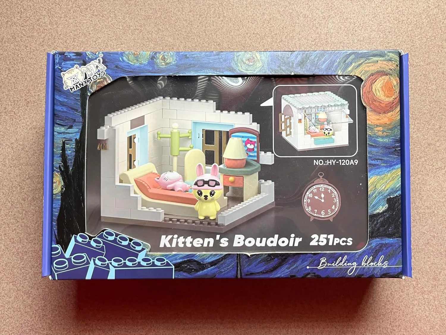 poem logical trainer loud butter Blocks (HY-120A9) Kitty Town Building Set.Kitty Town 